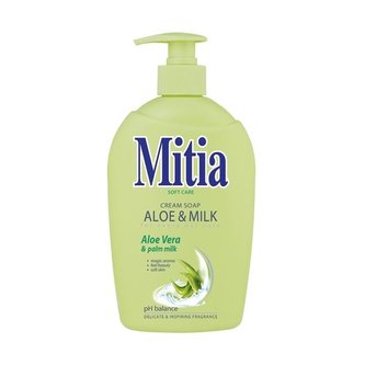Tekuté mýdlo Mitia - aloe & milk, 500 ml