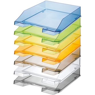 Odkladač plastový HAN, A4, transparentní