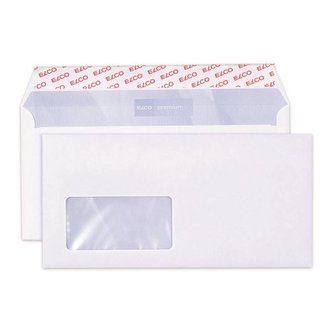 Obálky C6/5 - okénko vlevo samolepicí, 200 ks