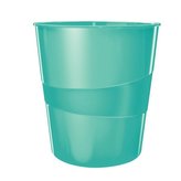 Odpadkový koš Leitz WOW, plastový, 15 l, led.modrý