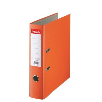 Pákový pořadač "Economy", ochranné spodní kování, oranžová, 75 mm, A4, PP/karton, ESSELTE