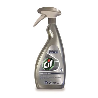 Čisticí prostředek na nerezavějicí ocel a sklo, 750 ml, CIF