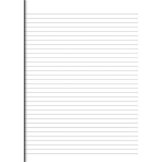 Papír, samostatné listy A3 linkované, 200 listů