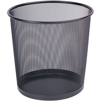 Koš drátěný Q-CONNECT, 12 l, černý