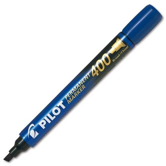 Permanentní popisovač Pilot 400, modrý