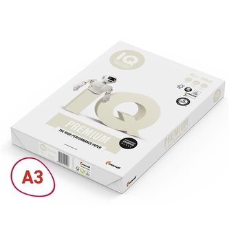 Papír IQ Premium, A3, 80g/m2, 500 listů