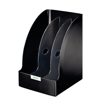 Stojan na časopisy "Plus Jumbo", černá, plast, 205 mm, s …, LEITZ