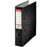 Pákový pořadač "Rainbow", černá, 75 mm, A4, karton, ESSELTE