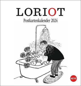 Loriot Postkartenkalender 2024
