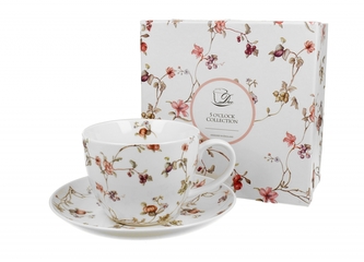 Porcelánový hrnek Safa jumbo s podtalířkem 470 ml v dárkovém boxu