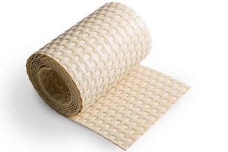 Ratanová krycí páska na plot OREBRO, béžová, 19 cm x 255 cm BestHome