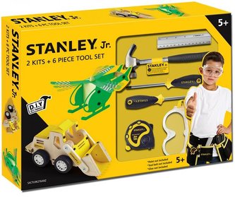 Sada Stanley Jr. U009-K02-T06-SY, vrtulník, nakládač a 6 kusů nářadí