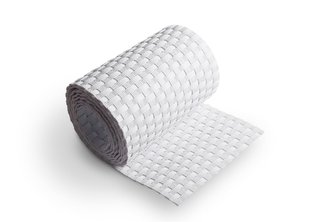 Ratanová krycí páska na plot OREBRO, bílá, 19 cm x 255 cm BestHome