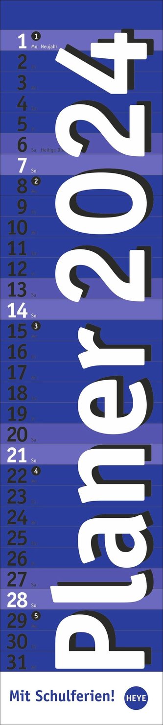 Langplaner, blau 2024