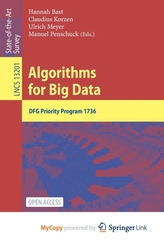 Algorithms for Big Data