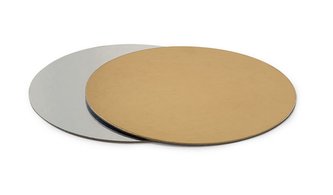 Dortová podložka 20cm zlato stříbrná 100ks - Dekor Pol