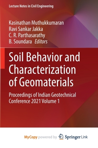 Soil Behavior and Characterization of Geomaterials