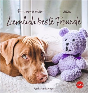Ziemlich beste Freunde Postkartenkalender 2024
