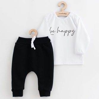 2-dílná kojenecká souprava New Baby Be Happy - velikost 56 (0-3m)