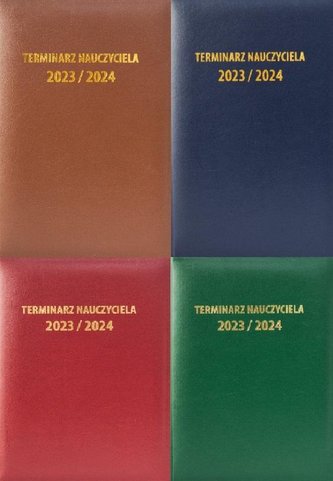 Terminarz Nauczyciela 2023/2024 A5 Tyg Vinyl MIX Terminarz Nauczyciela 2023/2024 A5 Tyg Vinyl MIX