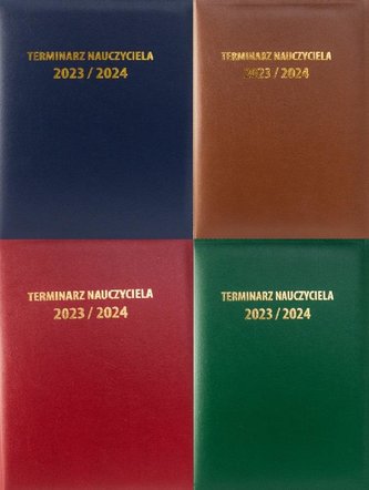 Terminarz Nauczyciela 2023/2024 B5 Tyg Vinyl MIX Terminarz Nauczyciela 2023/2024 B5 Tyg Vinyl MIX