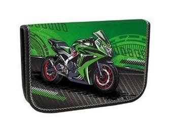 Školní penál jednopatrový Moto Race