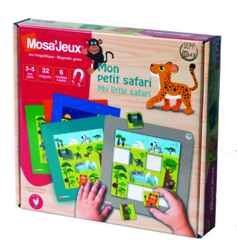 IOTOBO Moje malá safari magnetická mozaika