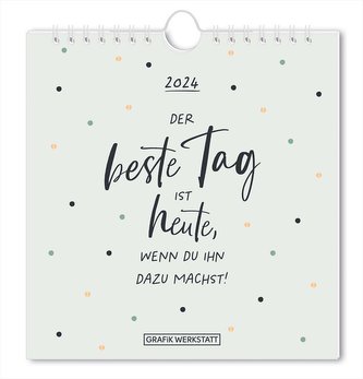 Postkartenkalender 2024 Der beste Tag