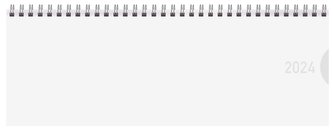 Tischquerkalender Classic Colourlux weiß 2024