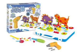 Zestaw kreatywny 3D dinozaury E-Edu