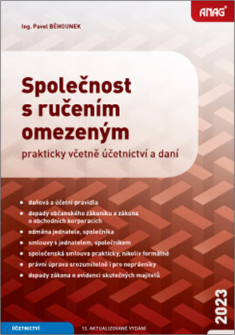 Společnost s ručením omezeným – prakticky včetně účetnictví a daní 2023