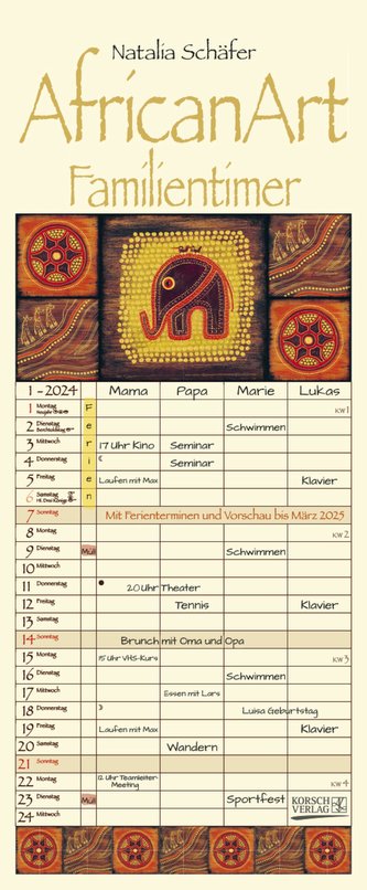 AfricanArt Familientimer 2024