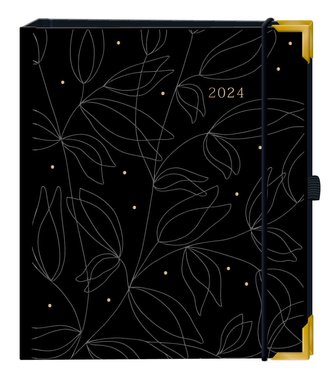 Terminplaner A5 Premium 2024 Black