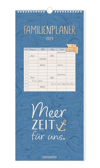 Familienplaner 2024 Meer Zeit für uns
