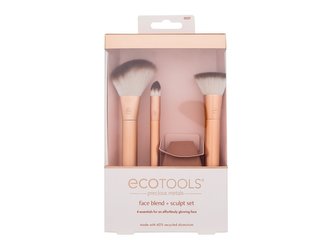 EcoTools Precious Metals Štětec Face Blend + Sculpt Set 1 ks pro ženy