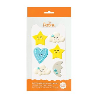 Cukrové zdobení 6ks chlapeček - Decora