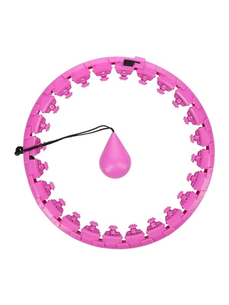 HMS - Masážní hula hoop FH01 se závažím fialová