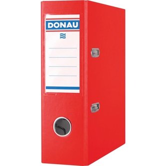 Pákový pořadač "Master", červený, 75 mm, A5, PP/karton, DONAU
