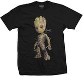 Pánské tričko Marvel|Guardians Of The Galaxy|Strážci galaxie: Groot Speech Bubble (XL) černá bavlna