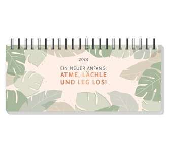Wochenplaner 2024 Ein neuer Anfang (mit Kalendarium)