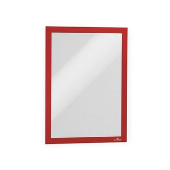 Prezentační rám "DURAFRAME®", červená, A4, samolepicí, DURABLE