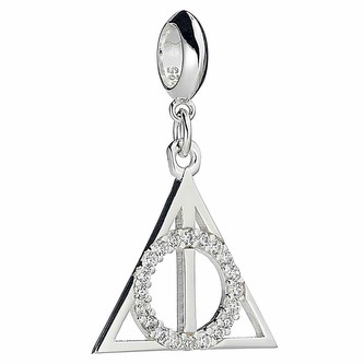 Stříbrný přívěsek Harry Potter - Relikvie smrti s krystaly Stříbrný přívěsek Harry Potter - Relikvie smrti s krystaly