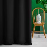 Dekorační krátký závěs s řasící páskou zatemňující PREMIUM BLACKOUT 14 140x160 cm černá (cena za 1 kus) MyBestHome