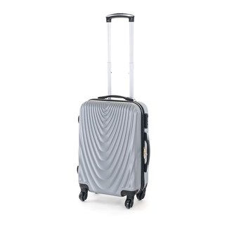 PRETTY UP Kufr na kolečkách ABS07, malý, šedý PRETTY UP Kufr na kolečkách ABS07, malý, šedý