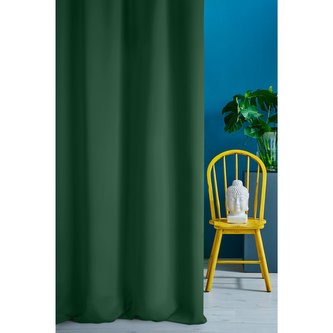 Dekorační závěs s řasící páskou zatemňující PREMIUM BLACKOUT 20 140x250 cm zelená (cena za 1 kus) MyBestHome