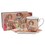HOME ELEMENTS Hrnek 360 ml, s podtáckem, Mucha Jaro