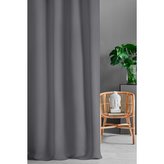 Dekorační závěs s řasící páskou zatemňující PREMIUM BLACKOUT 08 140x250 cm tmavě šedá (cena za 1 kus) MyBestHome