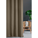 Dekorační krátký závěs s řasící páskou zatemňující PREMIUM BLACKOUT 05 140x160 cm taupe (cena za 1 kus) MyBestHome