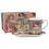 HOME ELEMENTS Hrnek 360 ml, s podtáckem, Mucha Podzim HOME ELEMENTS Hrnek 360 ml, s podtáckem, Mucha Podzim