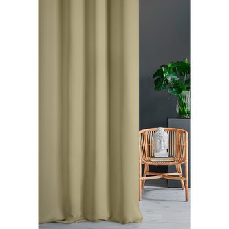 Dekorační závěs s řasící páskou zatemňující PREMIUM BLACKOUT 02 140x250 cm béžová (cena za 1 kus) MyBestHome